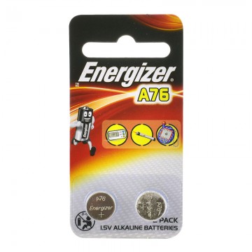 ENERGIZER A76BP2 Button Battery 1.5v 2's