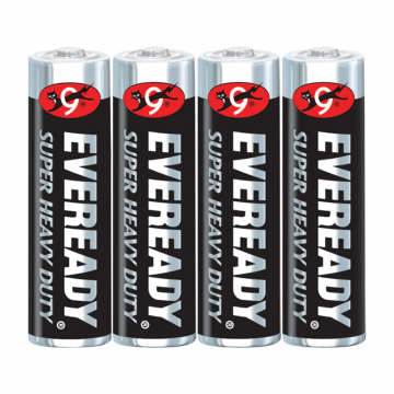 EVEREADY 1215SW4 Heavy Duty Battery AA 4's