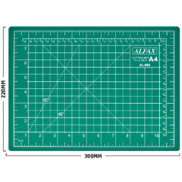 ALFAX AL664 Cutting Mat 30x22cm A4
