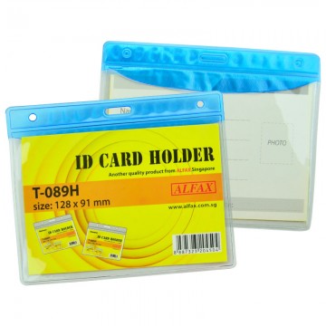 ALFAX T089H Color Name Badge 128x91mm 10's Blue