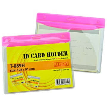 ALFAX T089H Color Name Badge 128x91mm 10's Pink