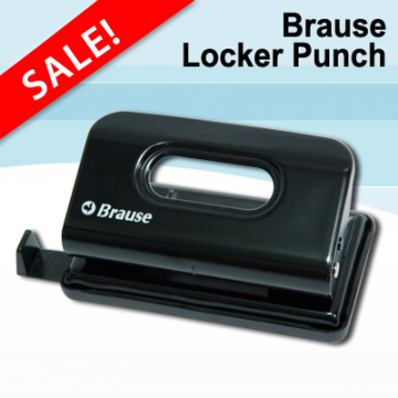 BRAUSE 26121B Locher Punch Black 12shts