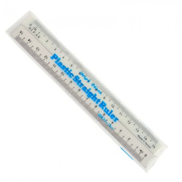 ALFAX RU6 Plastic Ruler 15cm