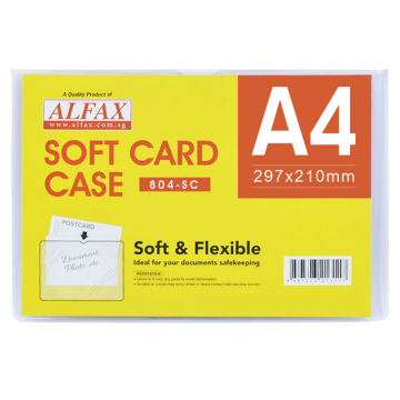 ALFAX 804SC Soft Card Case A4