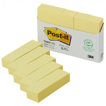 3M 700RPYN Post-it Pagemarkers Fusenshi Yellow 15x50mm