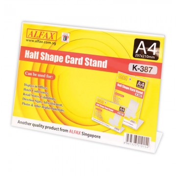 ALFAX K387 Horizontal Card Stand A4