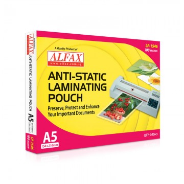 ALFAX LP1546 Anti-Static Laminating Film 100mic A5 100's
