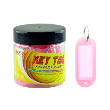 ALFAX KT323 Key Tag 60x25mm 20's Red
