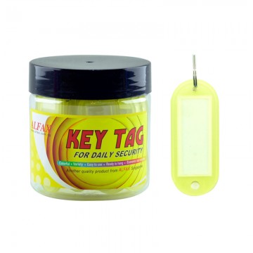 ALFAX KT323 Key Tag 60x25mm 20's Yellow