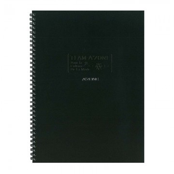 A'ZONE Team Ring Note Book A4 Black