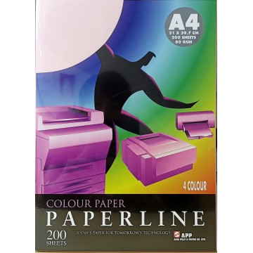 PAPERLINE 4col Paper A4 80g 200's