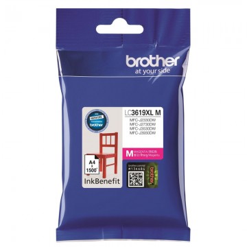 BROTHER LC3619XLMG Ink Cartridge Magenta -(1500pages)