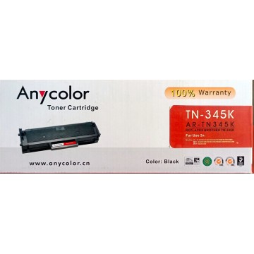ANYCOLOR Compatible Toner TN345BK Black