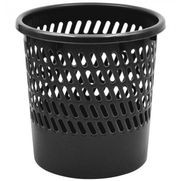 ZS553 Netting Plastic Waste Bin D260xH265mm Black
