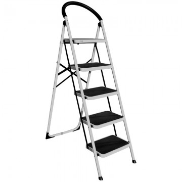 ALFAX 4 Step Metal Ladder Round Grip AL0504A