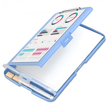 ALFAX AL83301 Clipboard + Storage Base Blue