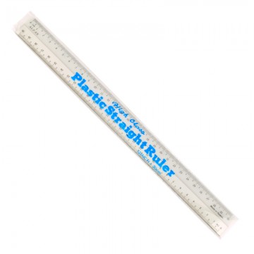 ALFAX RU12 Plastic Ruler 30cm