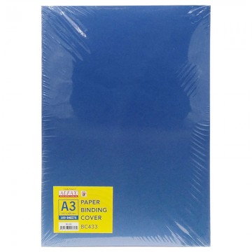 ALFAX BC433 Paper Binding Cover A3 100's Blue