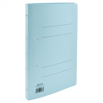 ALFAX 10P Paper Spring File + U Pin F4 Blue