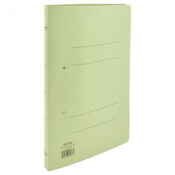 ALFAX 10P Paper Spring File + U Pin F4 Geen