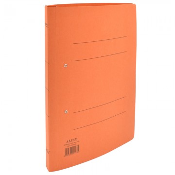 ALFAX 10P Paper Spring File + U Pin F4 Orange