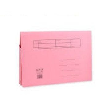 ALFAX 102 Paper Pocket File F4 Pink