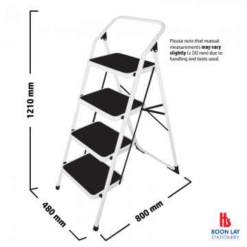 ALFAX 4 Step Low Square Handle Ladder 1104 ALFAX 4 Step Low Square Handle Ladder 1104