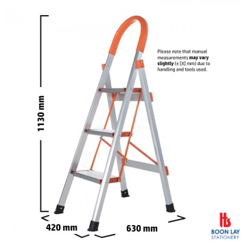 ALFAX ALJ103 Aluminium Ladder 3 Steps