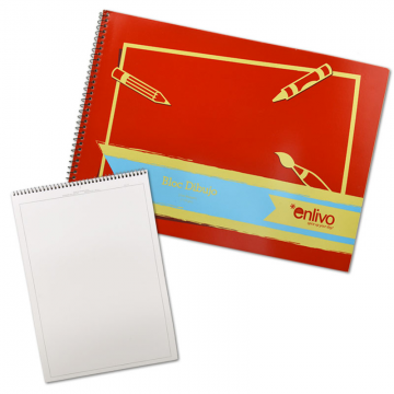 ENLIVO SP0382071 Sketch Book With Fram 110g 20's