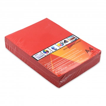 ALFAX FT809R Colour Paper 500's 80 A4 Red