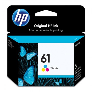HP 61 Ink Cartridge Tri-color CH562WA  (SD550AA) -(165pages)