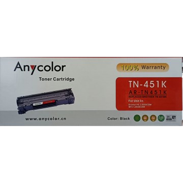 ANYCOLOR--- Compatible Toner TN451K Black