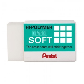 PENTEL ZES08 Eraser Raser Hi-Polymer Soft -Large