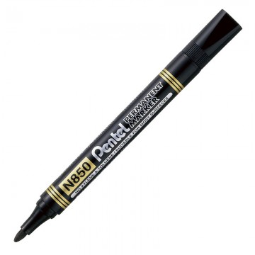 PENTEL MN850 Permanent Marker Bullet Tip Black