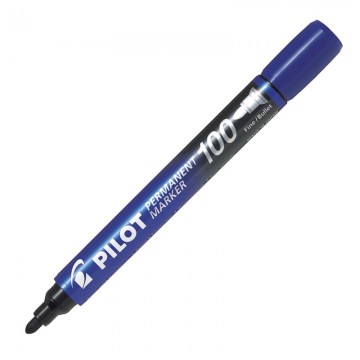 PILOT SCA100 Permanent Marker Fine Blue