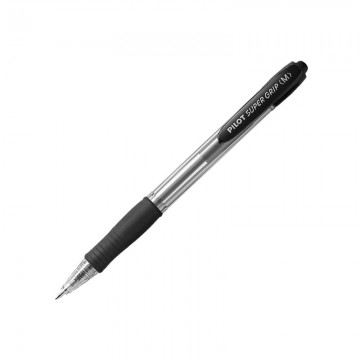 PILOT BPGP10RM Super Grip Pen Medium Black