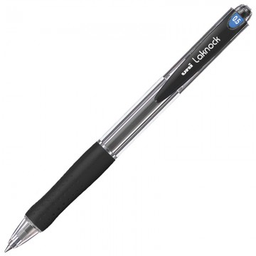 UNI SN10005 Laknock Ball Pen 0.5mm Black