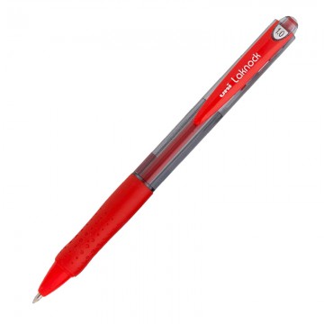 UNI SN10010 Laknock Ball Pen 1.0mm Red