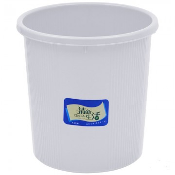 ALFAX 552 Round Plastic Dustbin D260xH265mm Grey