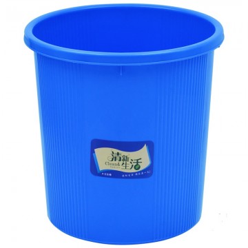ALFAX 552 Round Plastic Dustbin D260xH265mm Light Blue