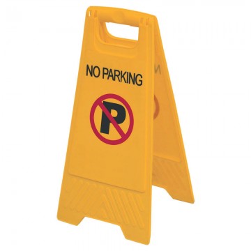 Floor Sign "NO PARKING" AF03057 Orange 315x640mm
