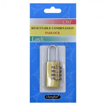CR04K/CH04K Number Pad Lock Gold