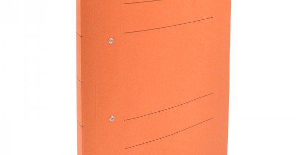 Spring File With U Pin ALFAX 10P Paper Spring File + U Pin F4 Orange